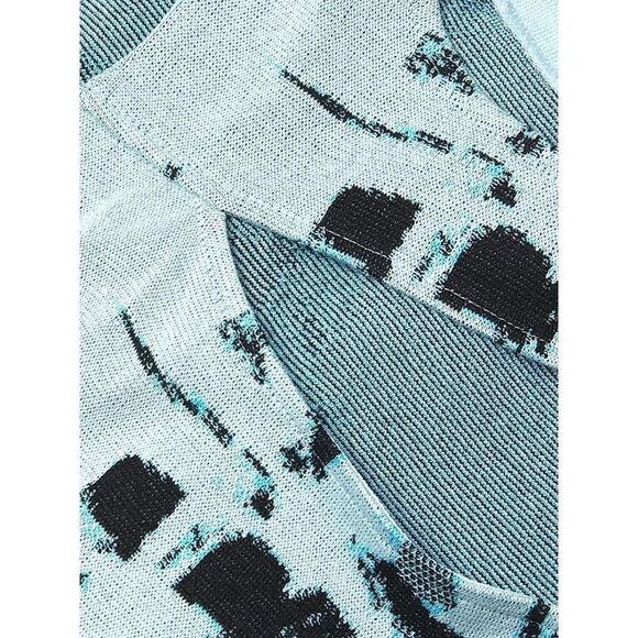 New Ming Wang  Knit Jacquard Cut-Out Sleeveless A-Line Dress MSRP $275 Sz Medium - Picture 2 of 5